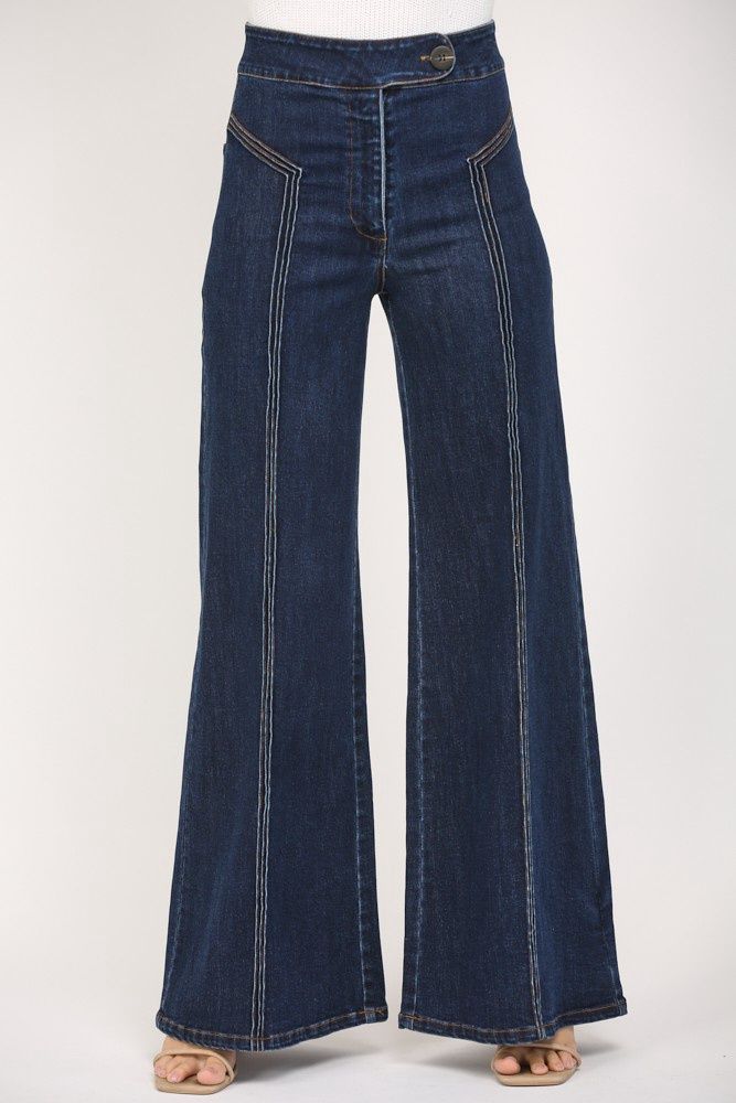 Gina Jeans, Color: Dark, Size: Small