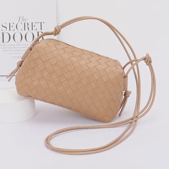 Embossed Faux Leather Camera Bag