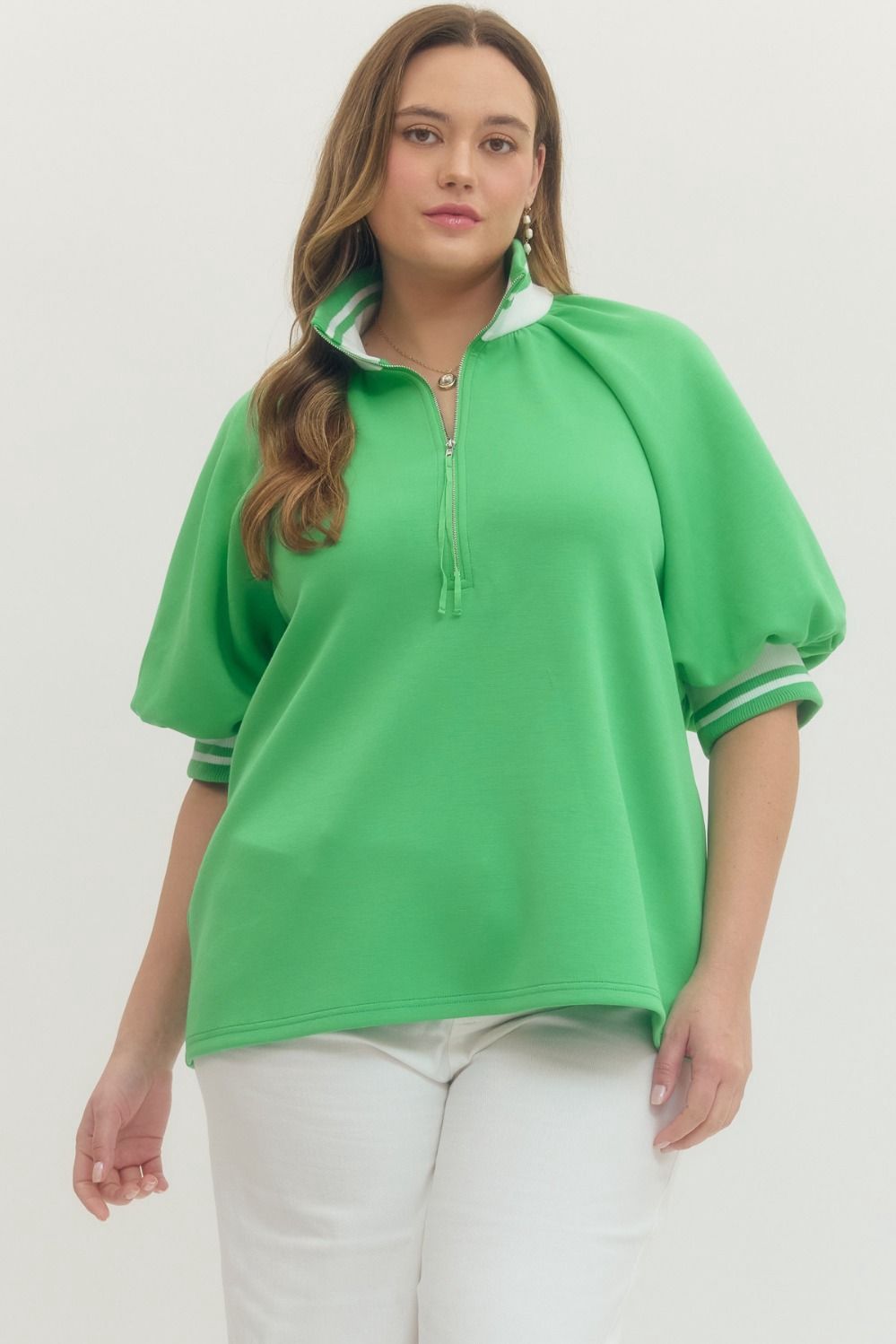 Kay Top Plus, Color: Green, Size: XL