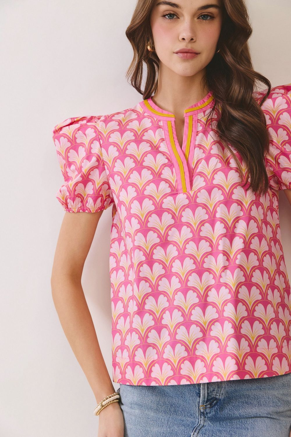 Carter Top, Color: Pink, Size: Small