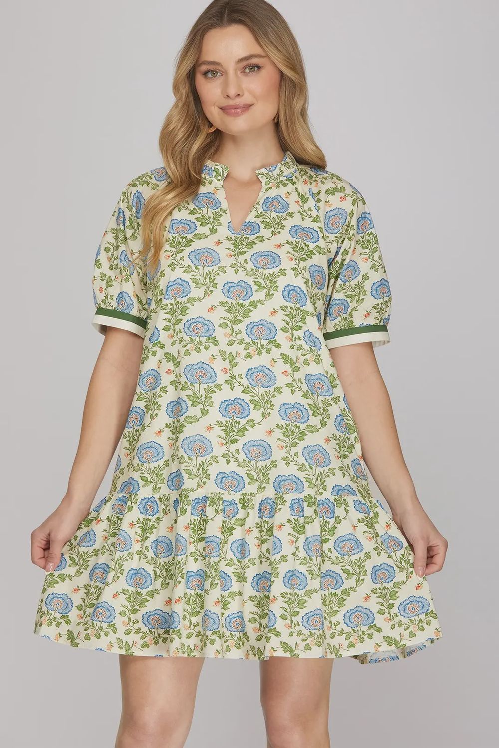 Mae Dress, Color: Blue, Size: Small