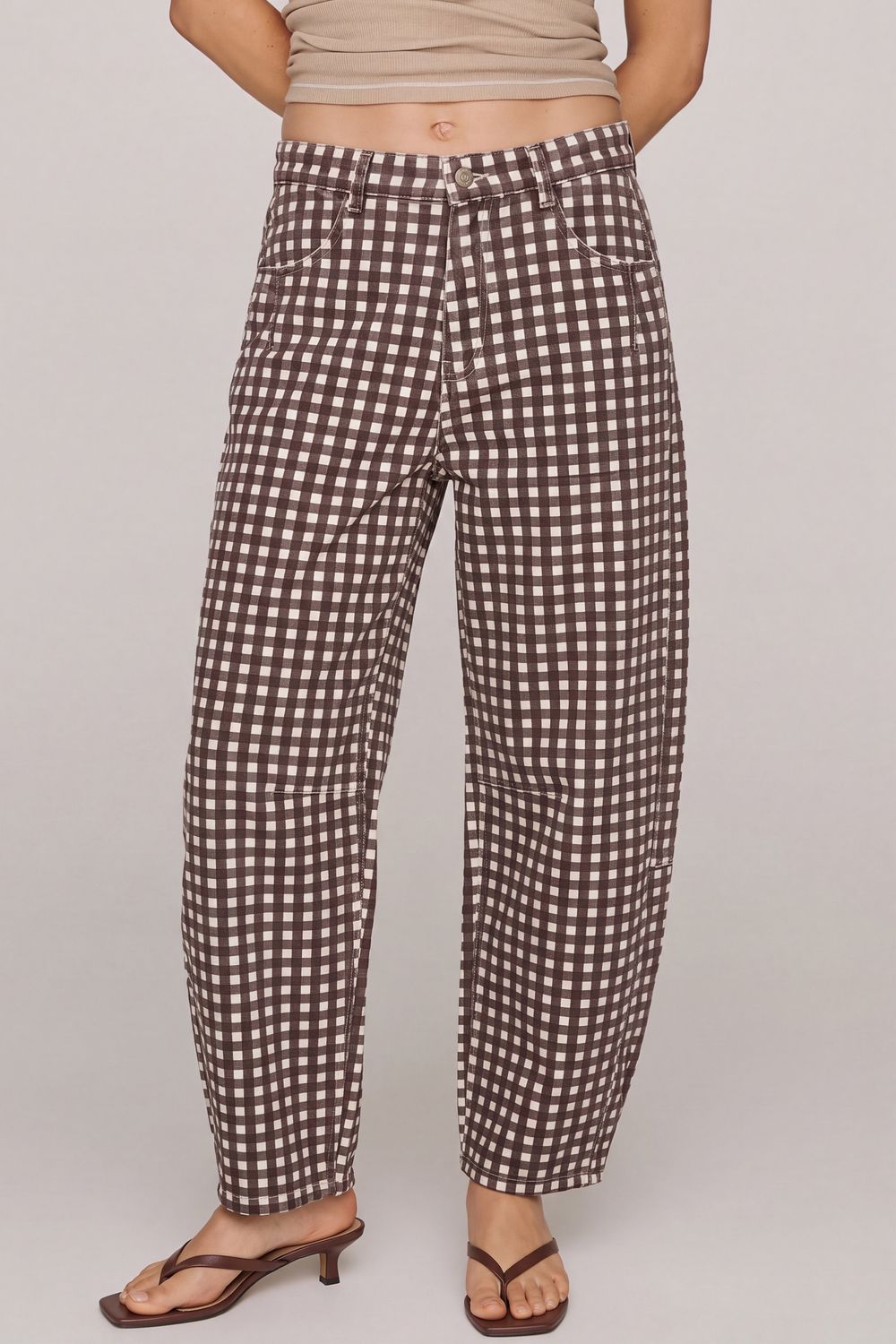 Lauryn Pants, Color: Brown, Size: Small