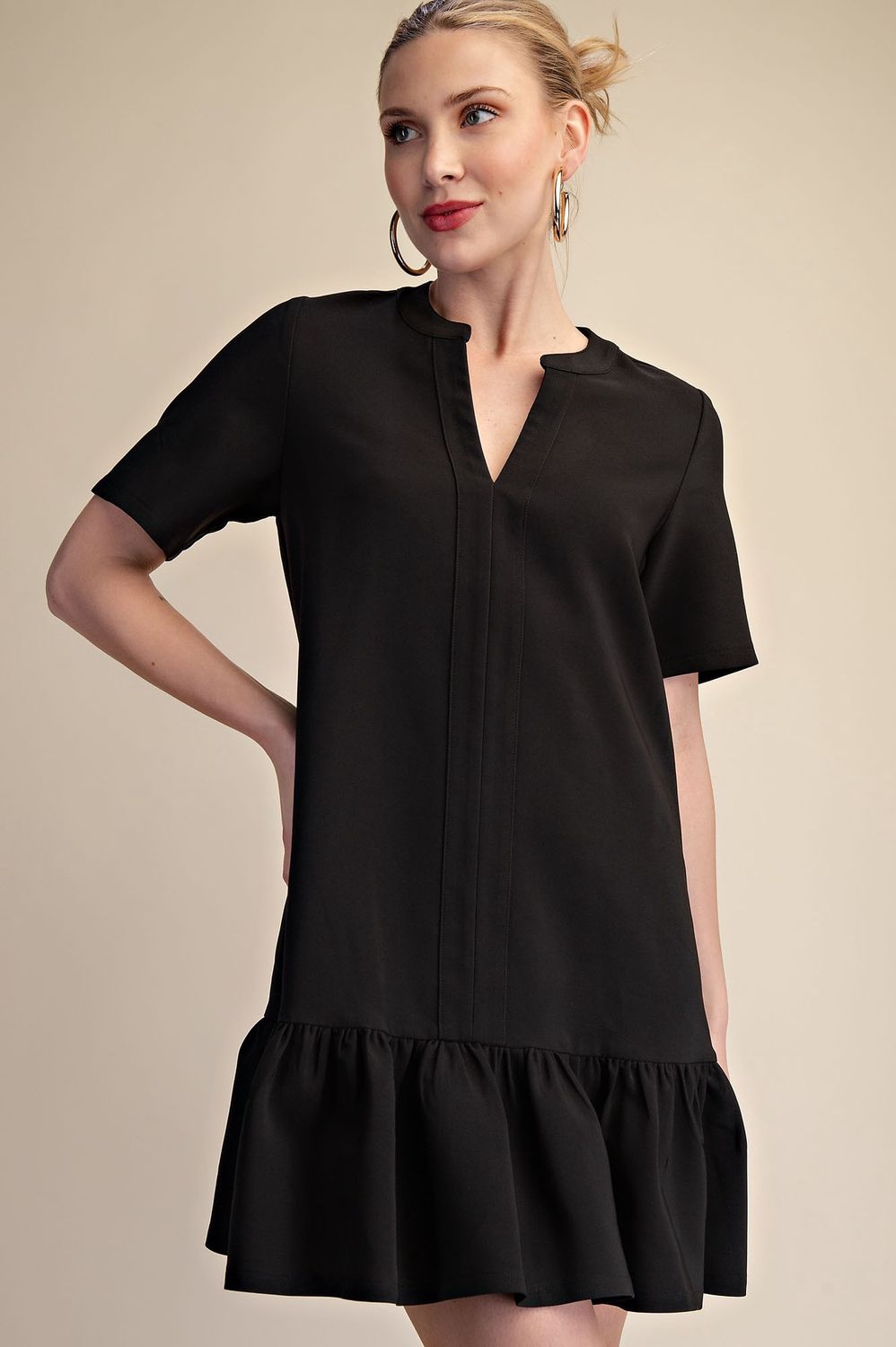 Betty Dress, Color: Black, Size: Small