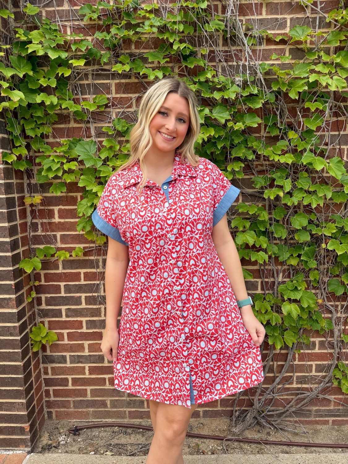 Reagan Dress, Color: Red, Size: XS