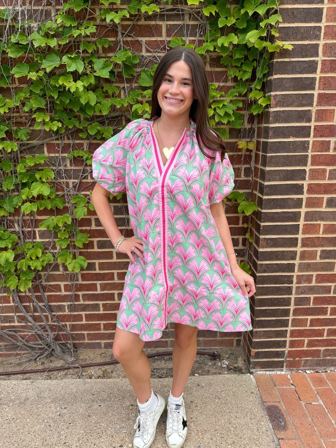 Aimee Mini Dress, Color: Green, Size: Small