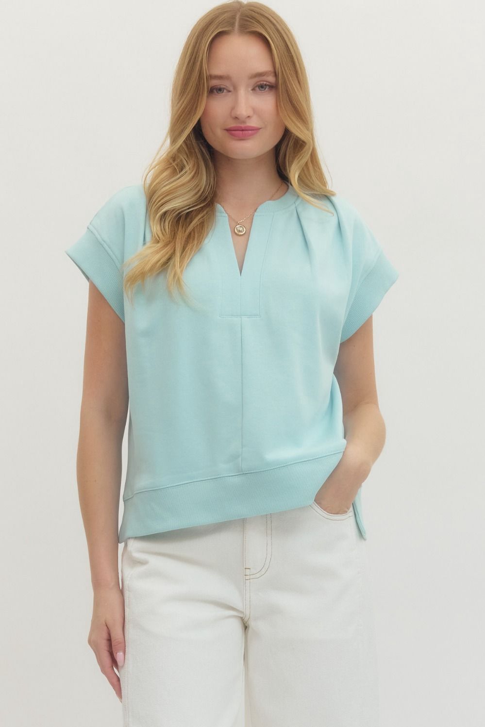 Marley Top, Color: Lt Blue, Size: Small