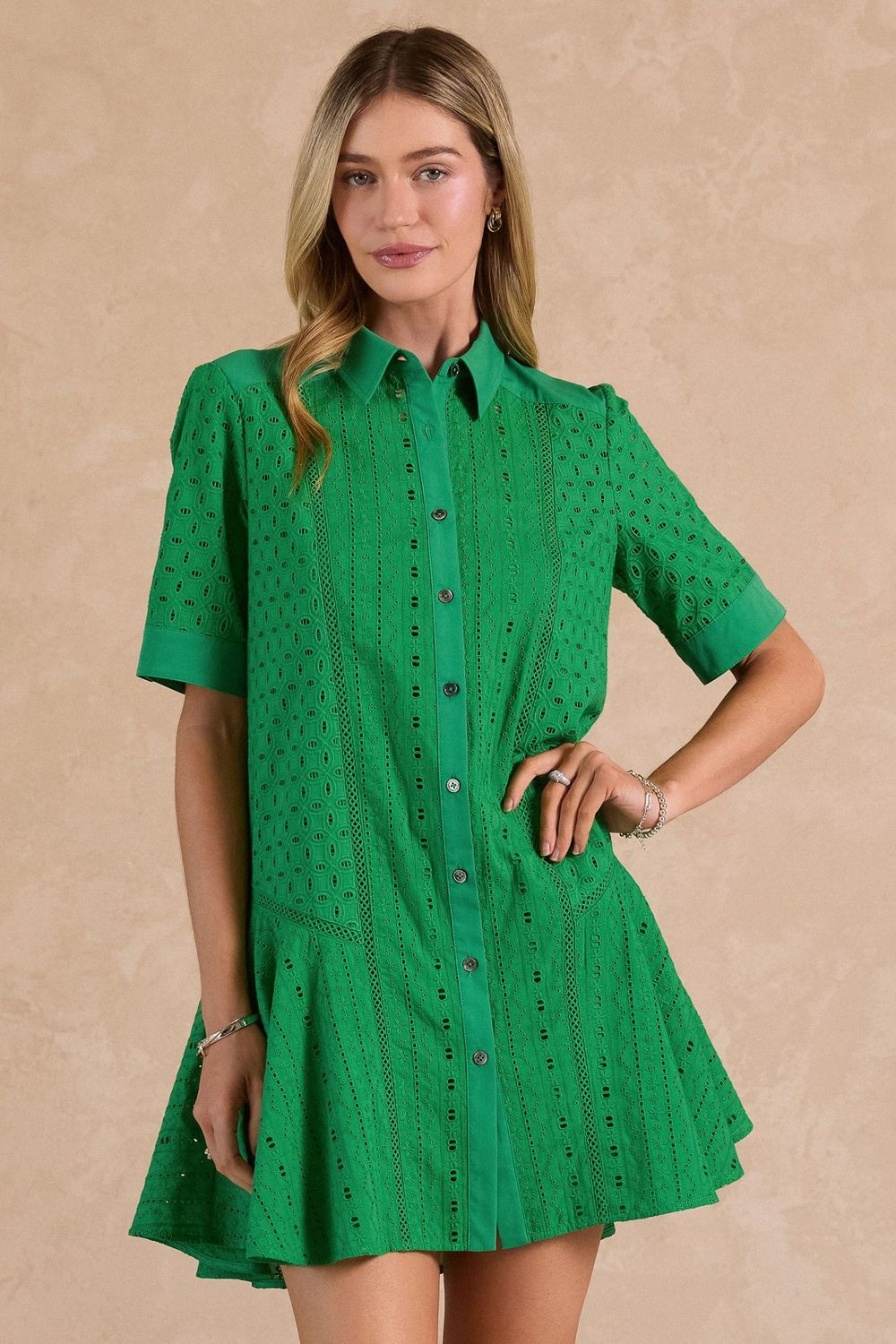 Christiana Dress, Color: Green, Size: XS