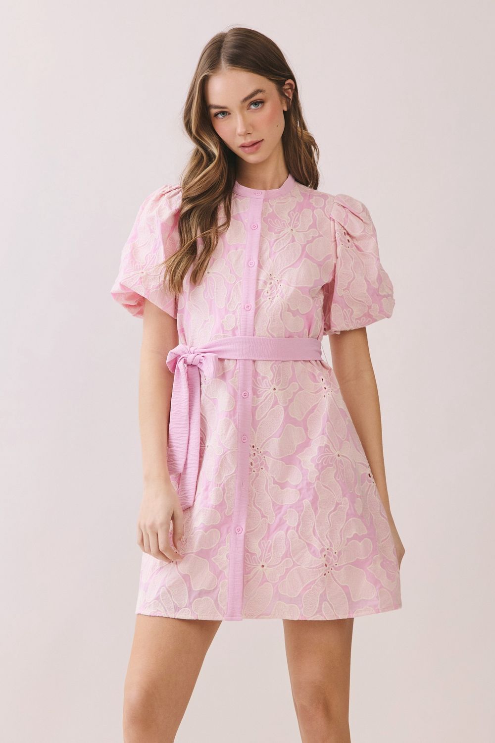 Suzi Mini Dress, Color: Pink, Size: Small