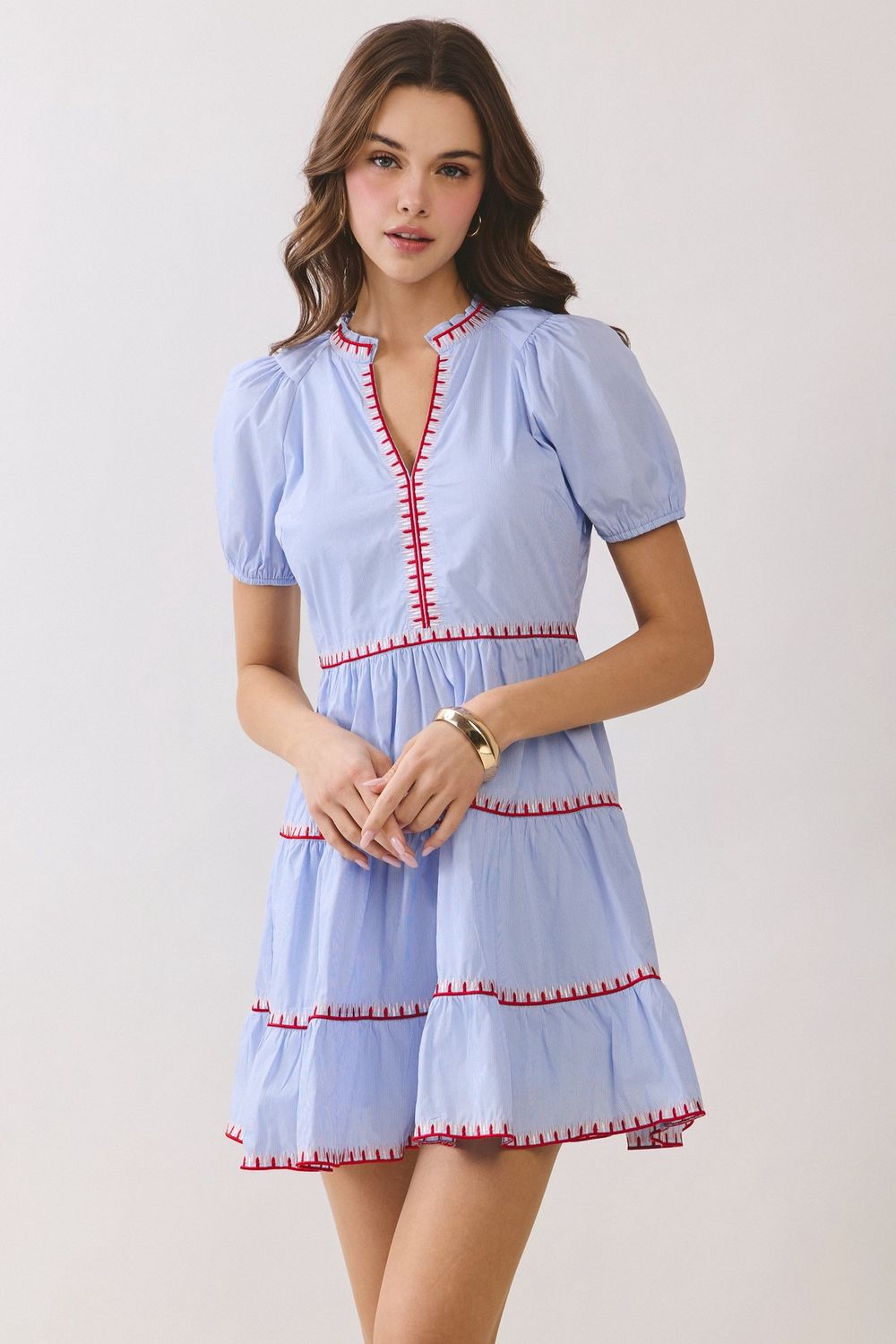 Kenya Mini Dress, Color: Blue, Size: Small