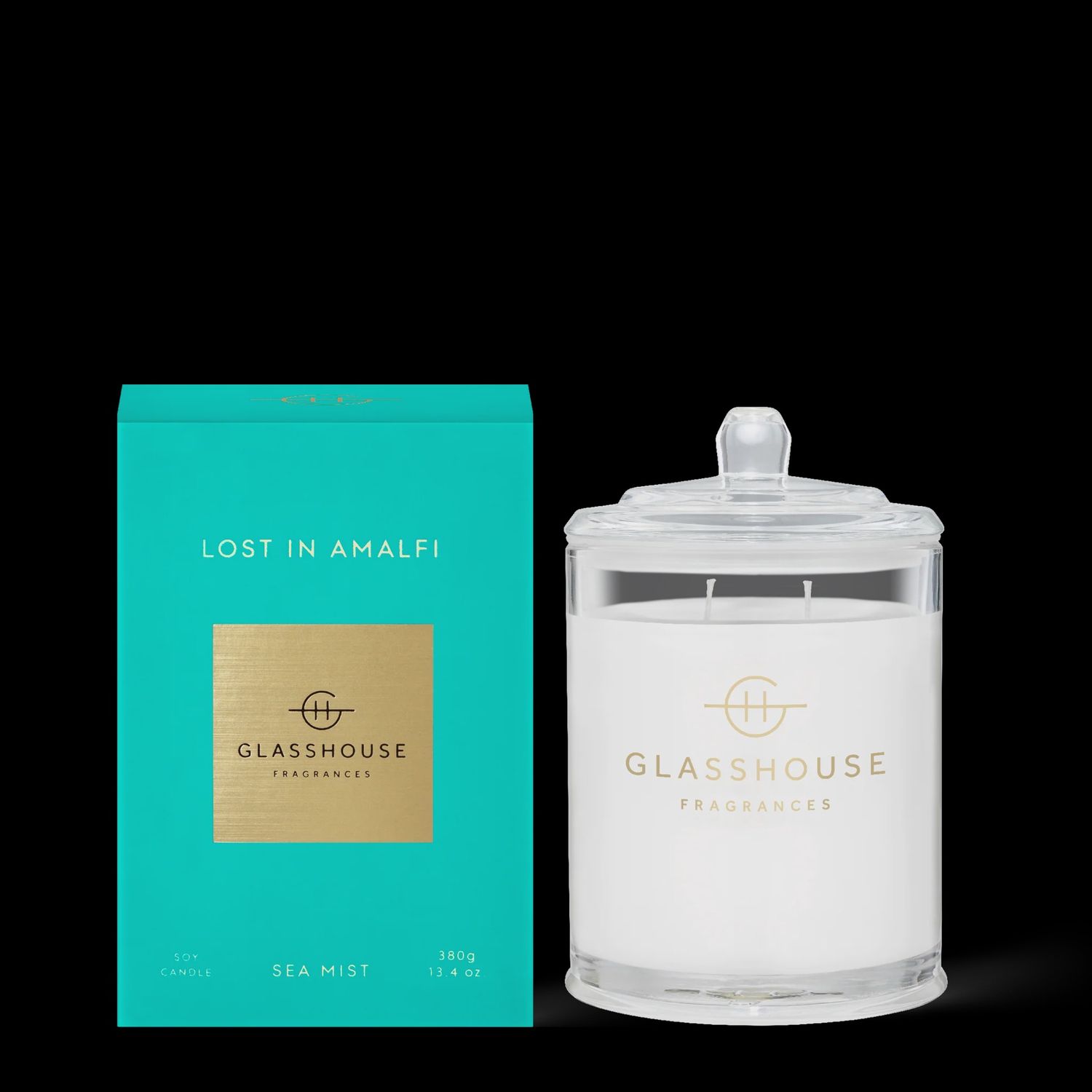 Glasshouse 13.4 oz Candle, Scent: Lost in Amalfi