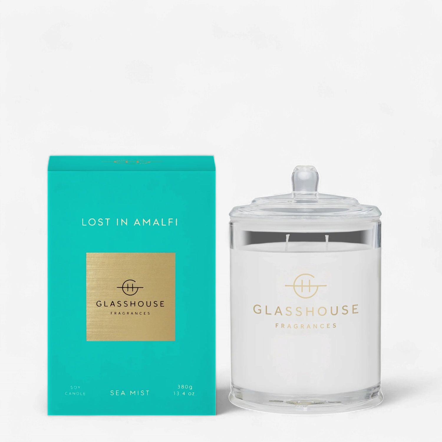 Glasshouse 13.4 oz Candle, Scent: Lost in Amalfi
