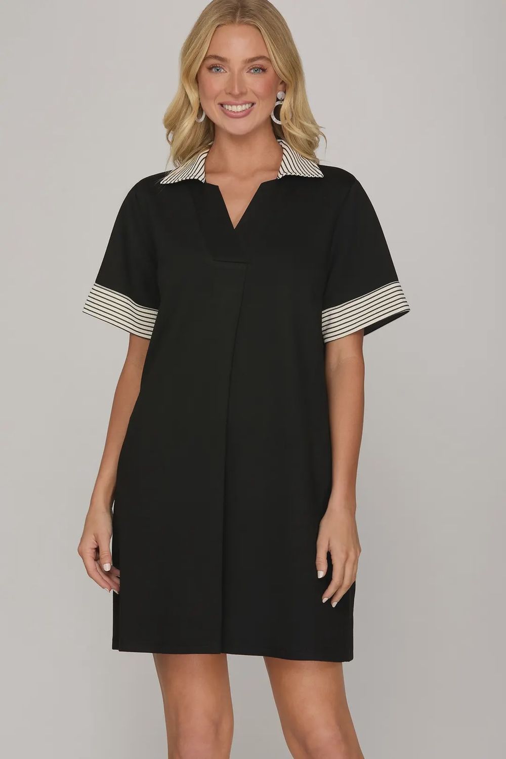 Rey Mini Dress, Color: Black, Size: Small