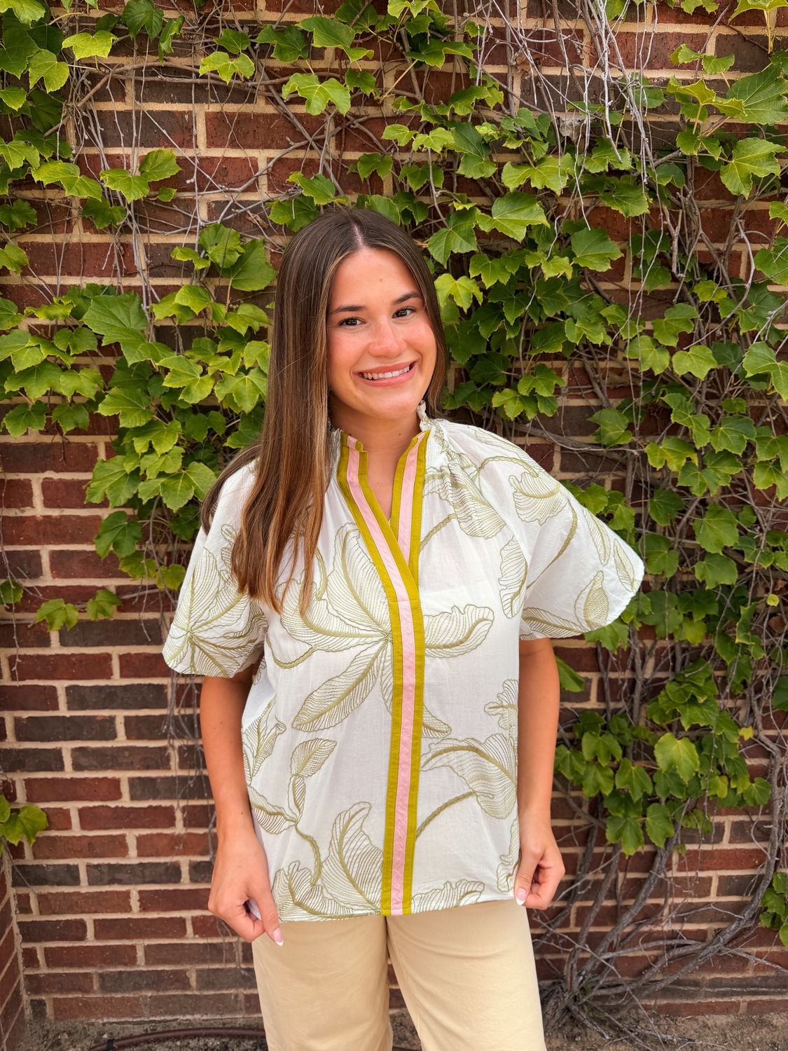Catherine Top, Color: CR, Size: XS