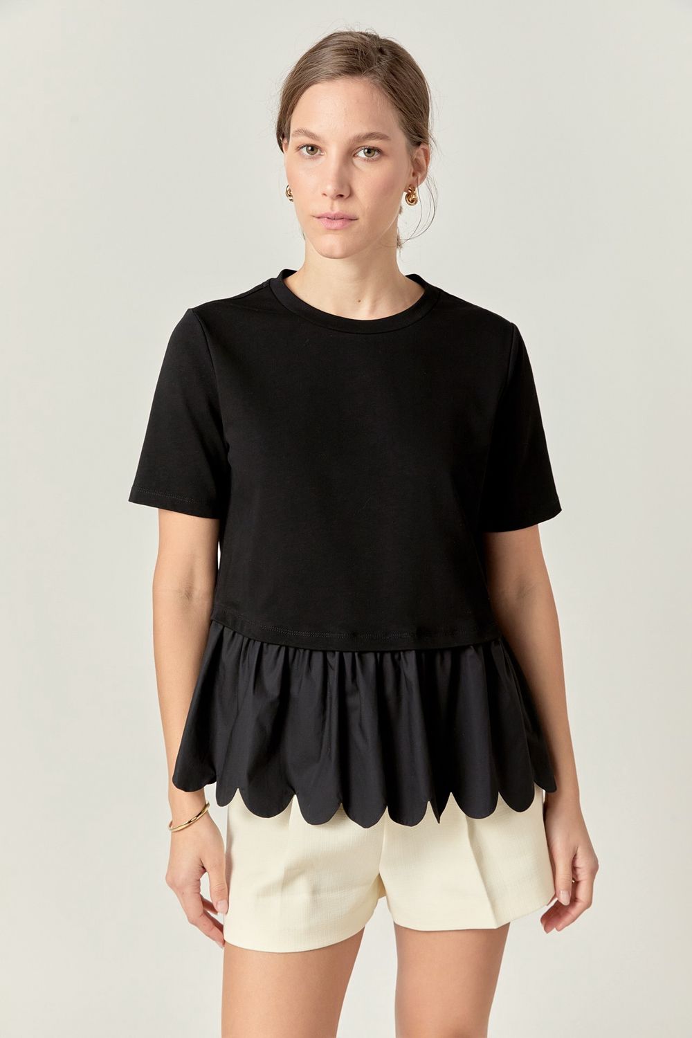 Lucy T-Shirt, Color: Black, Size: XS