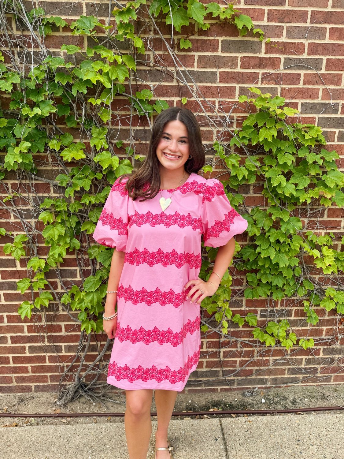 Erika Pink Dress, Size: Small