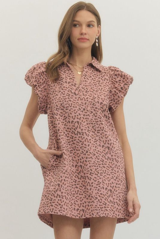 May Animal Print Dress