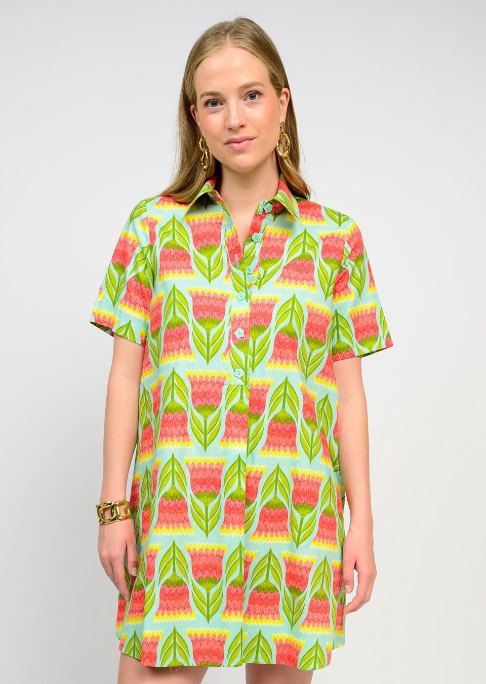 Sue Swing Shirt Dress