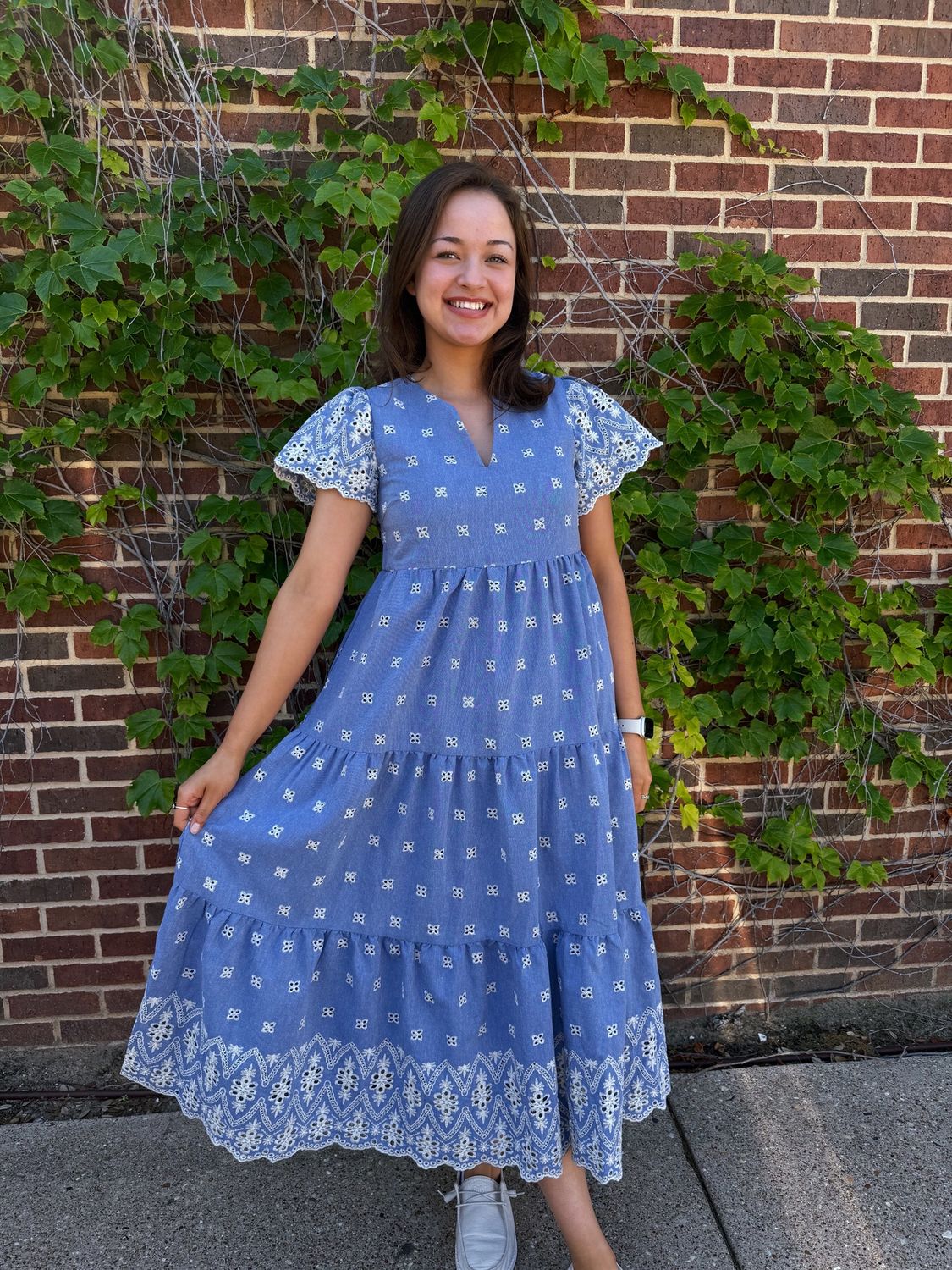 Candee Dress, Color: Blue, Size: Small