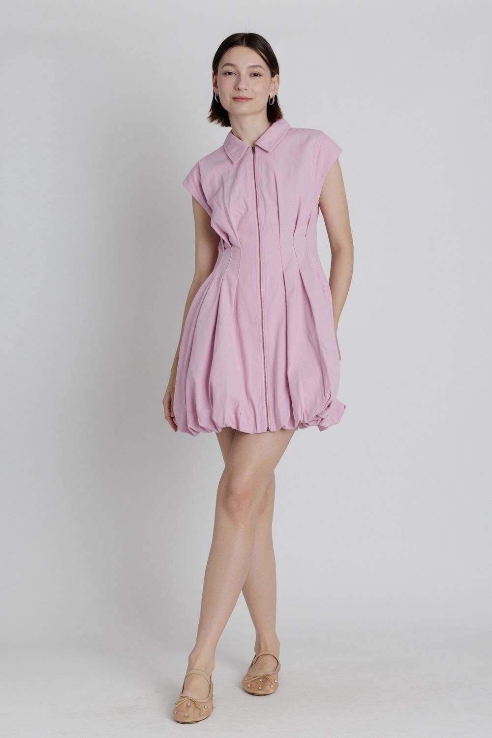 Annalise Mini Dress, Color: Pink, Size: XS