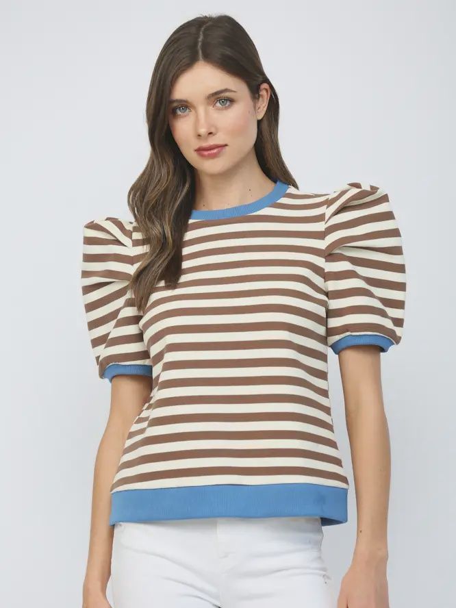 Laini Puff-Sleeve Top