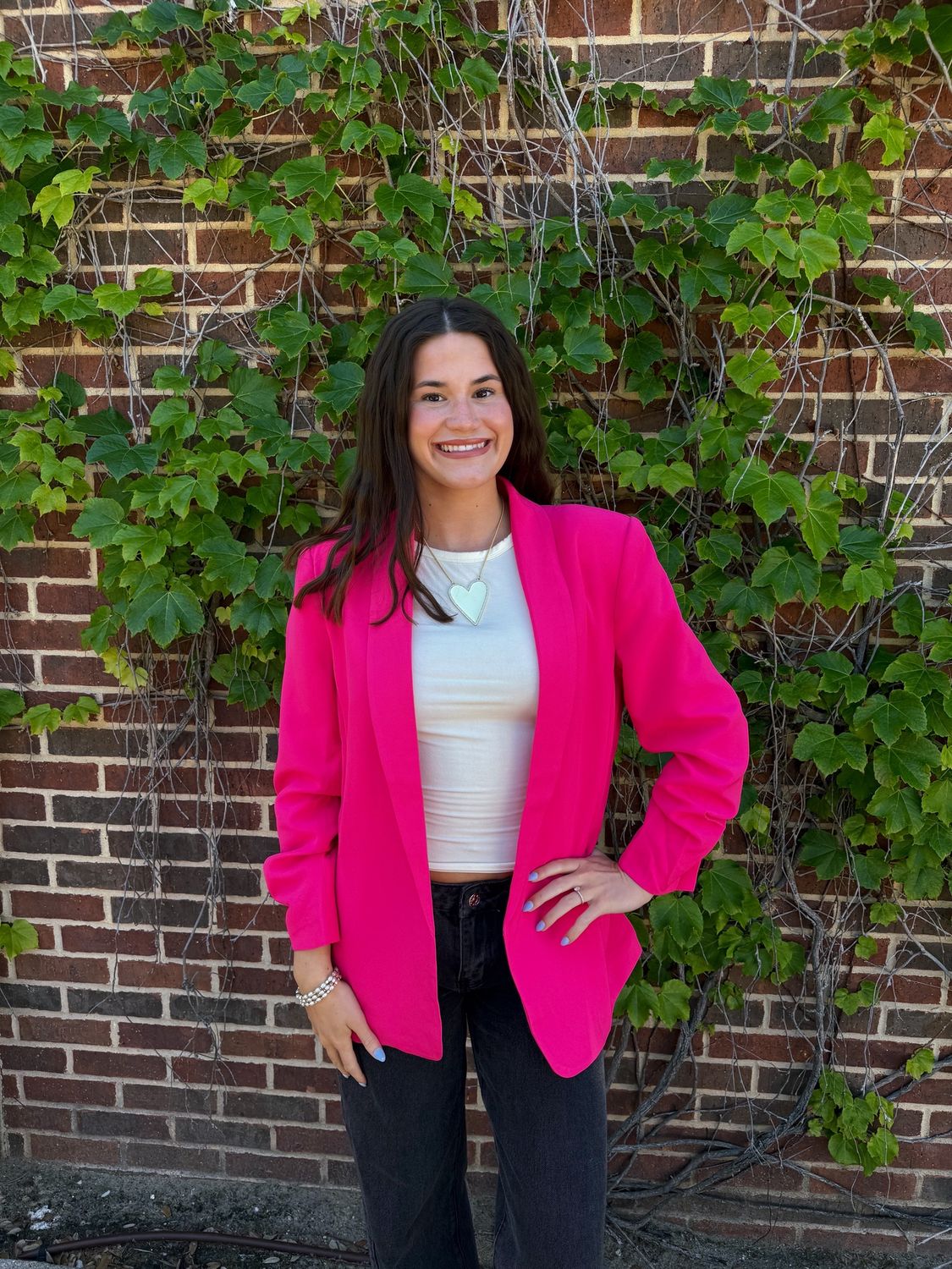 Candace Jacket, Color: Hot Pink, Size: Small