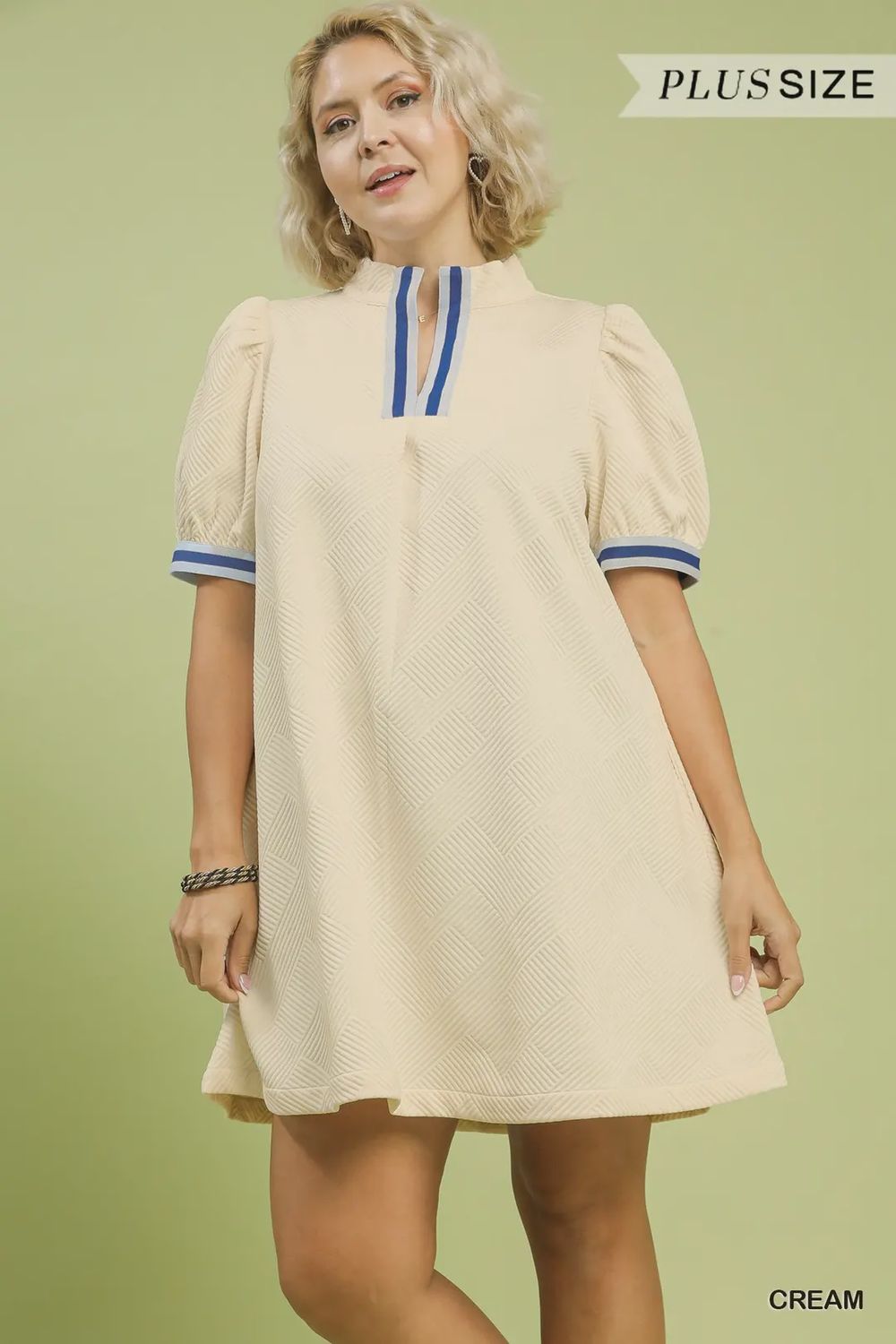 Whitney Mini Dress, Color: Cream, Size: XL