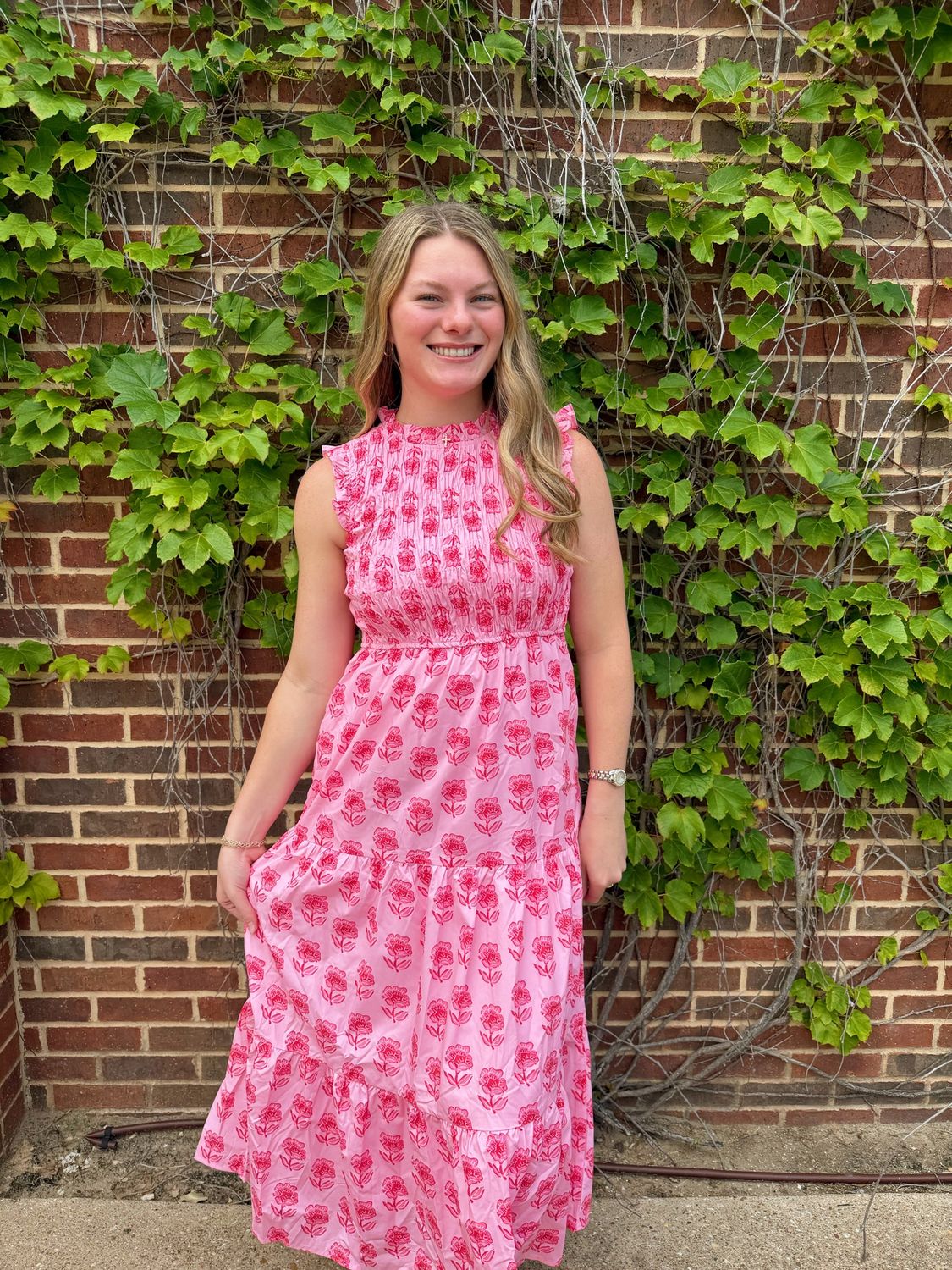 Meaghan Dress, Color: Pink, Size: Small