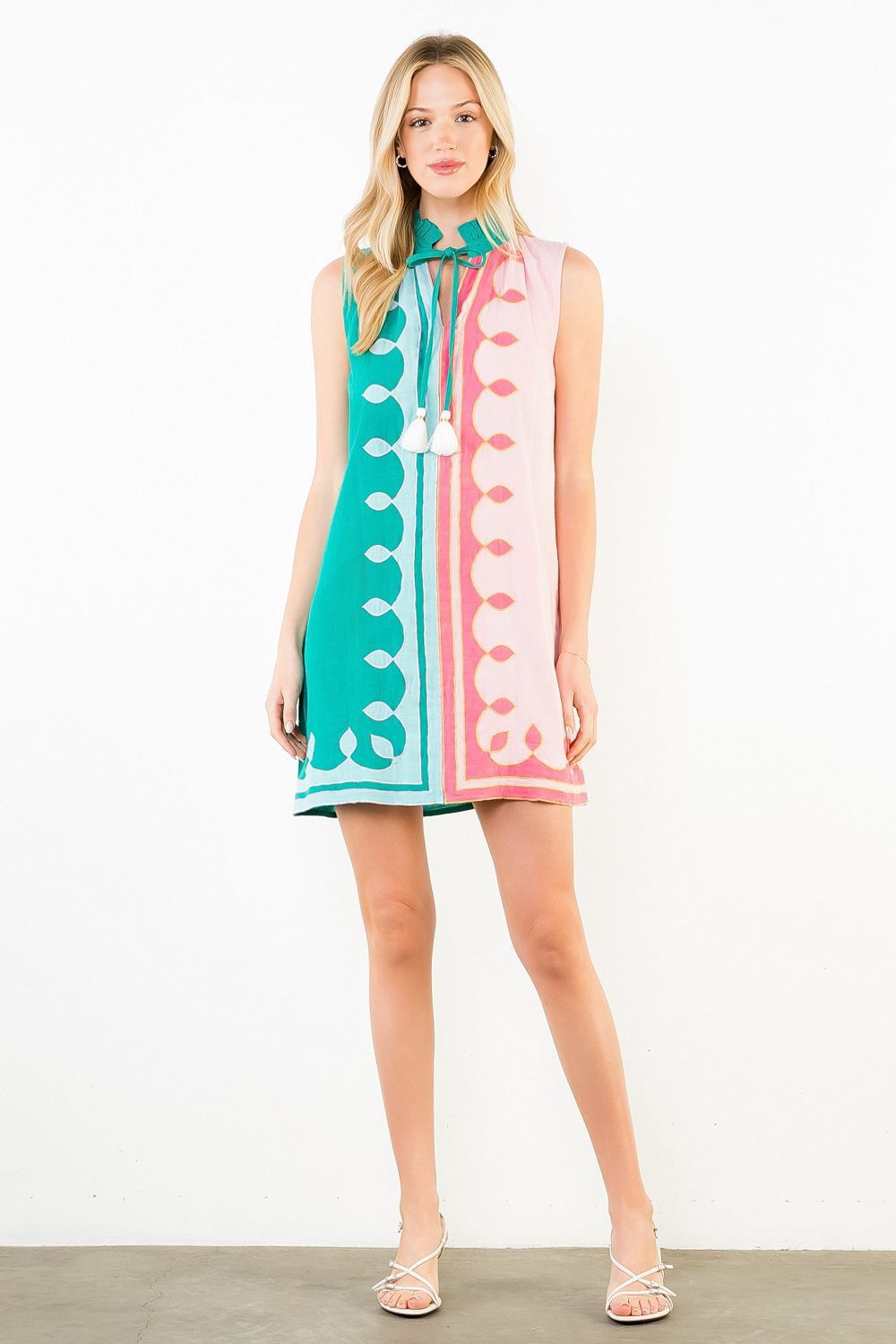 Jeannie Mini Dress, Color: Pink, Size: XS