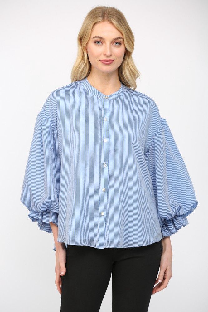 Suzzee Top, Color: Blue, Size: Small