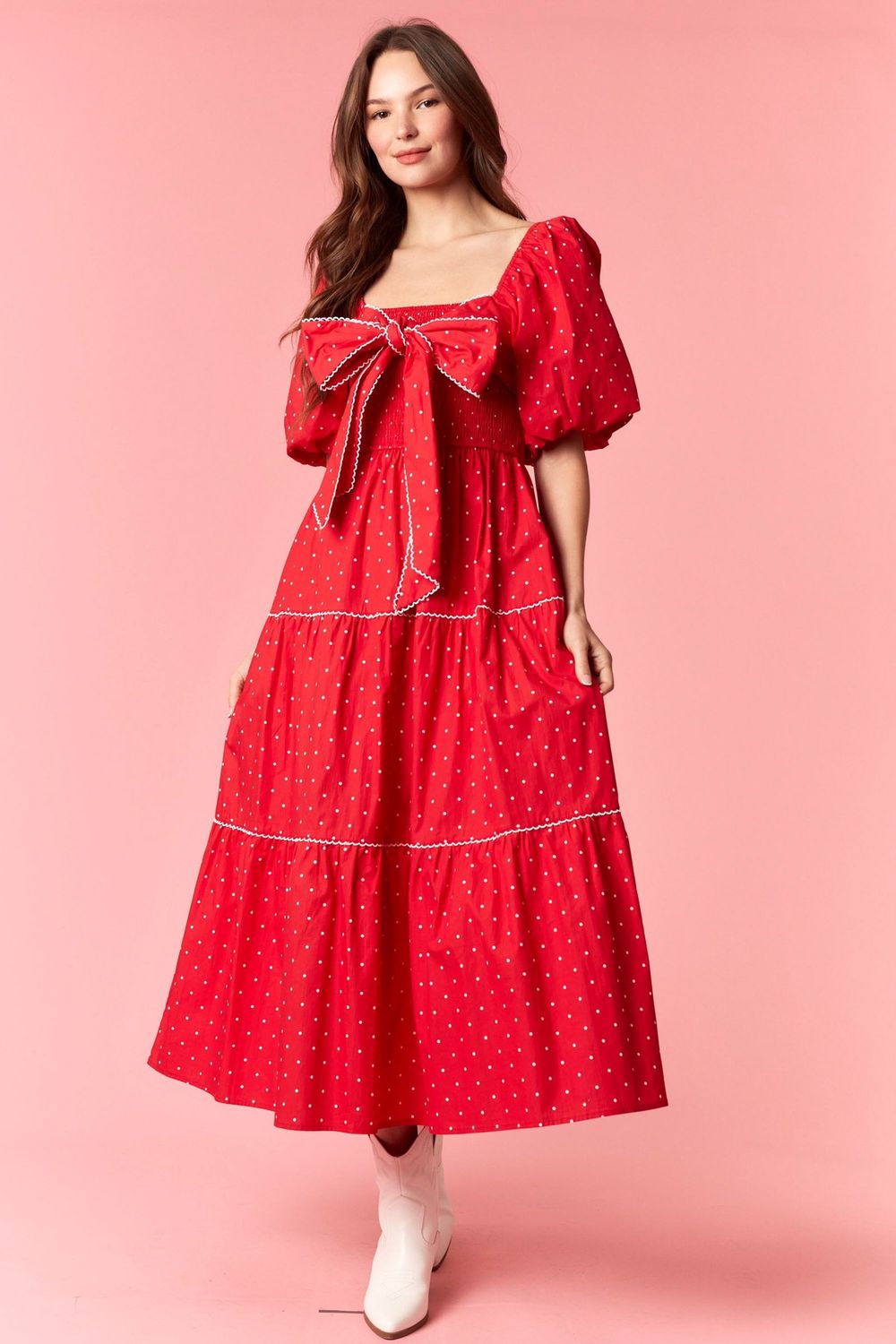 Dakotah Top, Color: Red, Size: Small