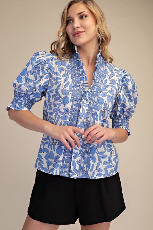 Abby Ruffled Top