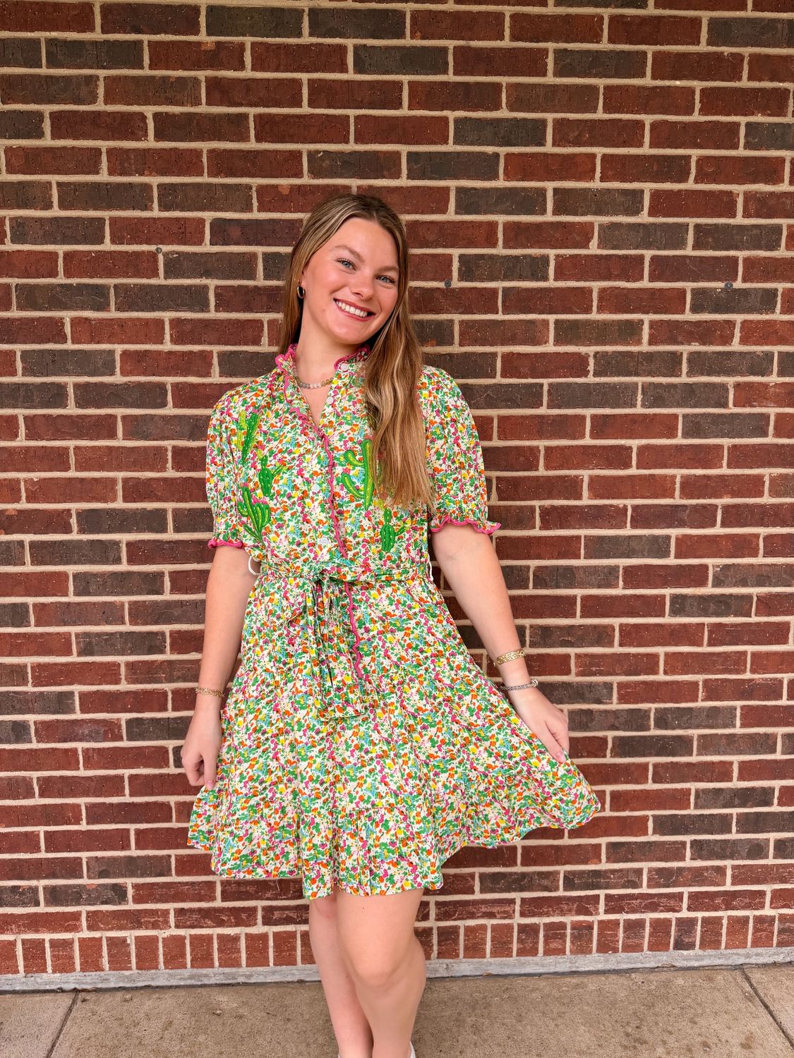 Ditsy Nopal Dress
