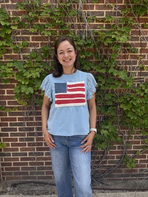 Addison Flag Top