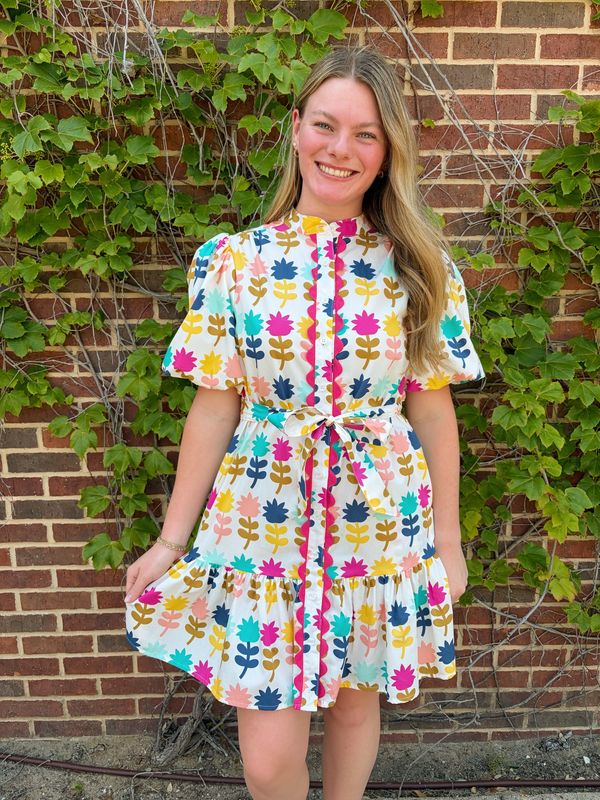 Tulips in a Row Dress