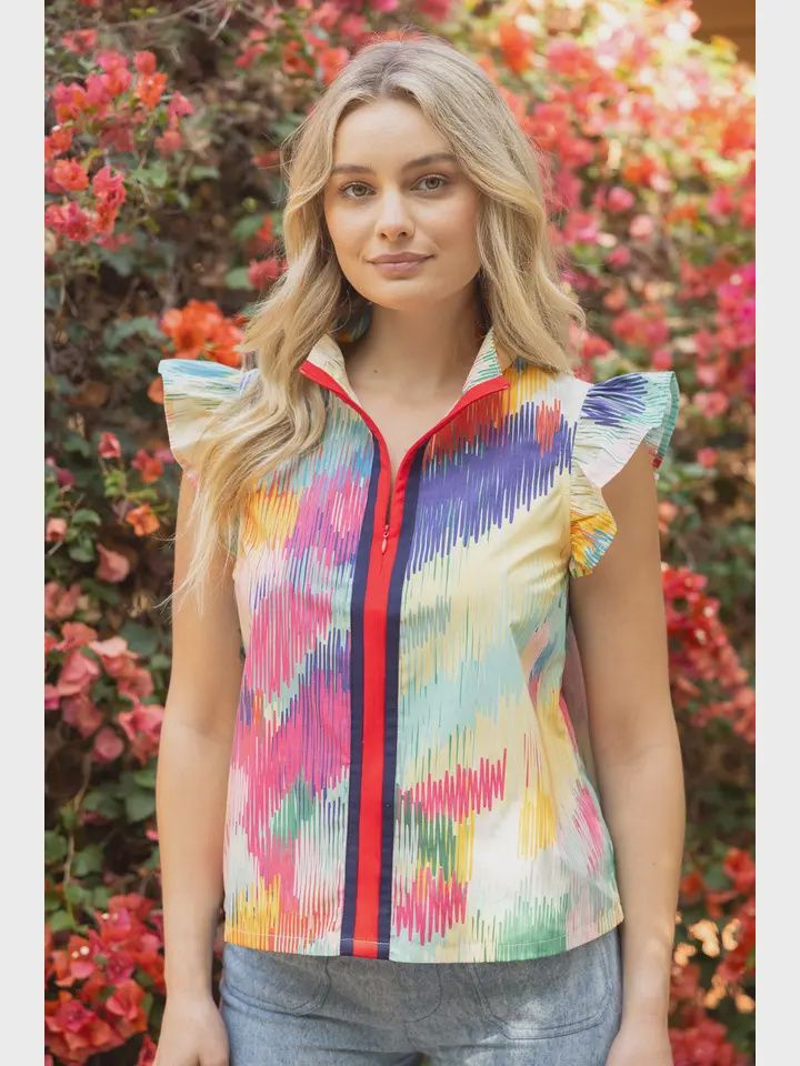 Sydnie Top, Color: Multi, Size: Small