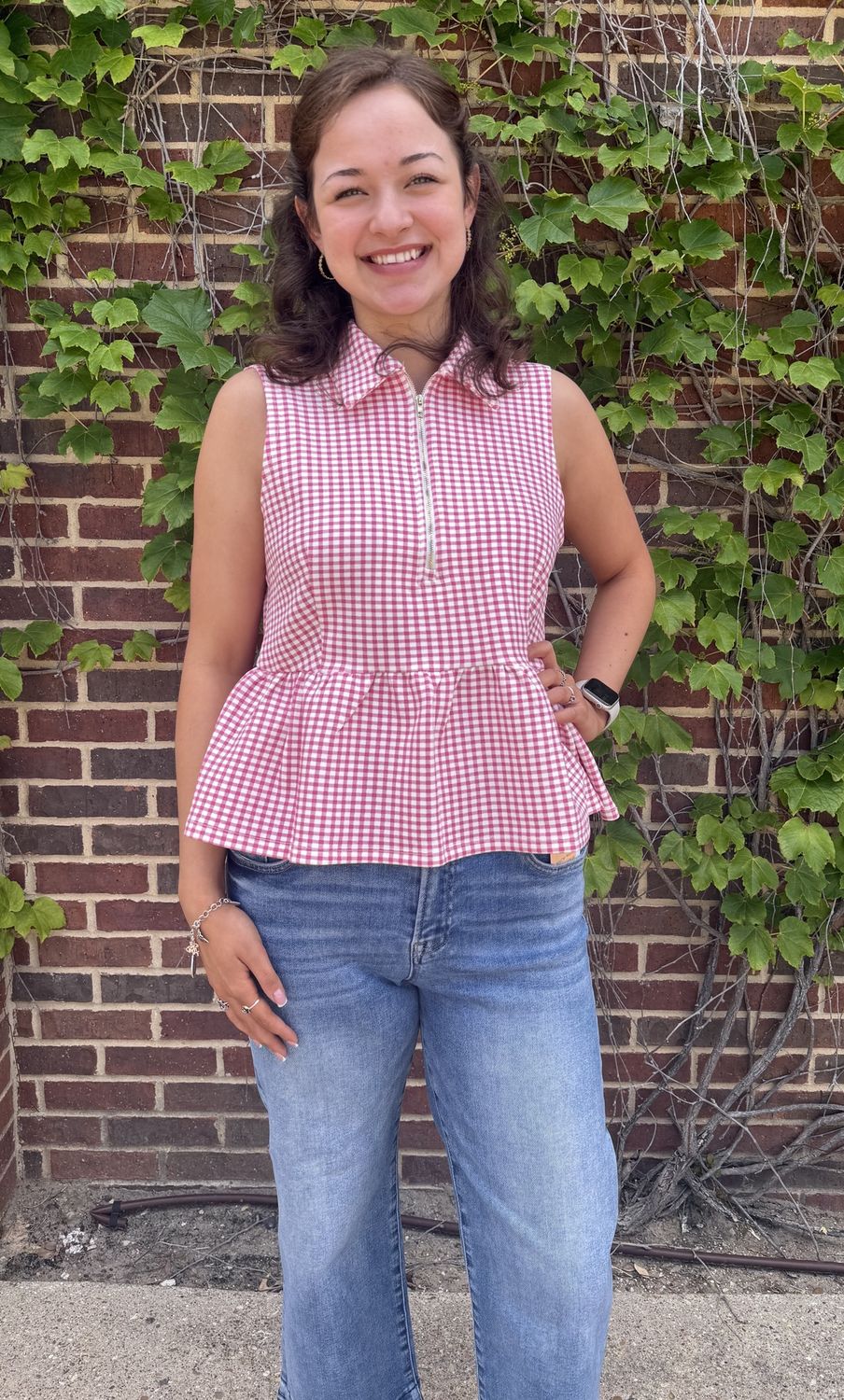 Lulu Top, Color: Pink, Size: Small
