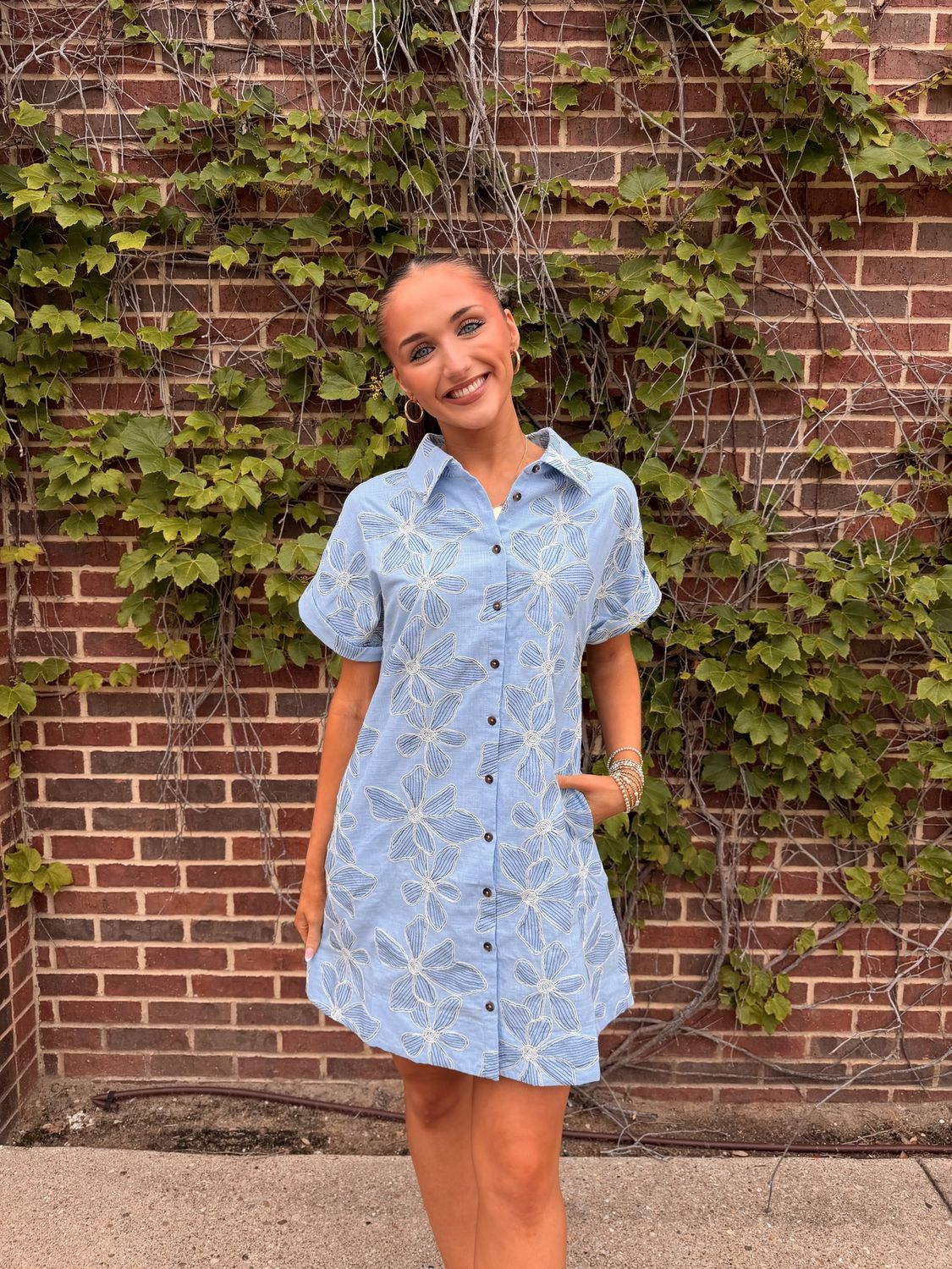 Maranda Embroidered Dress