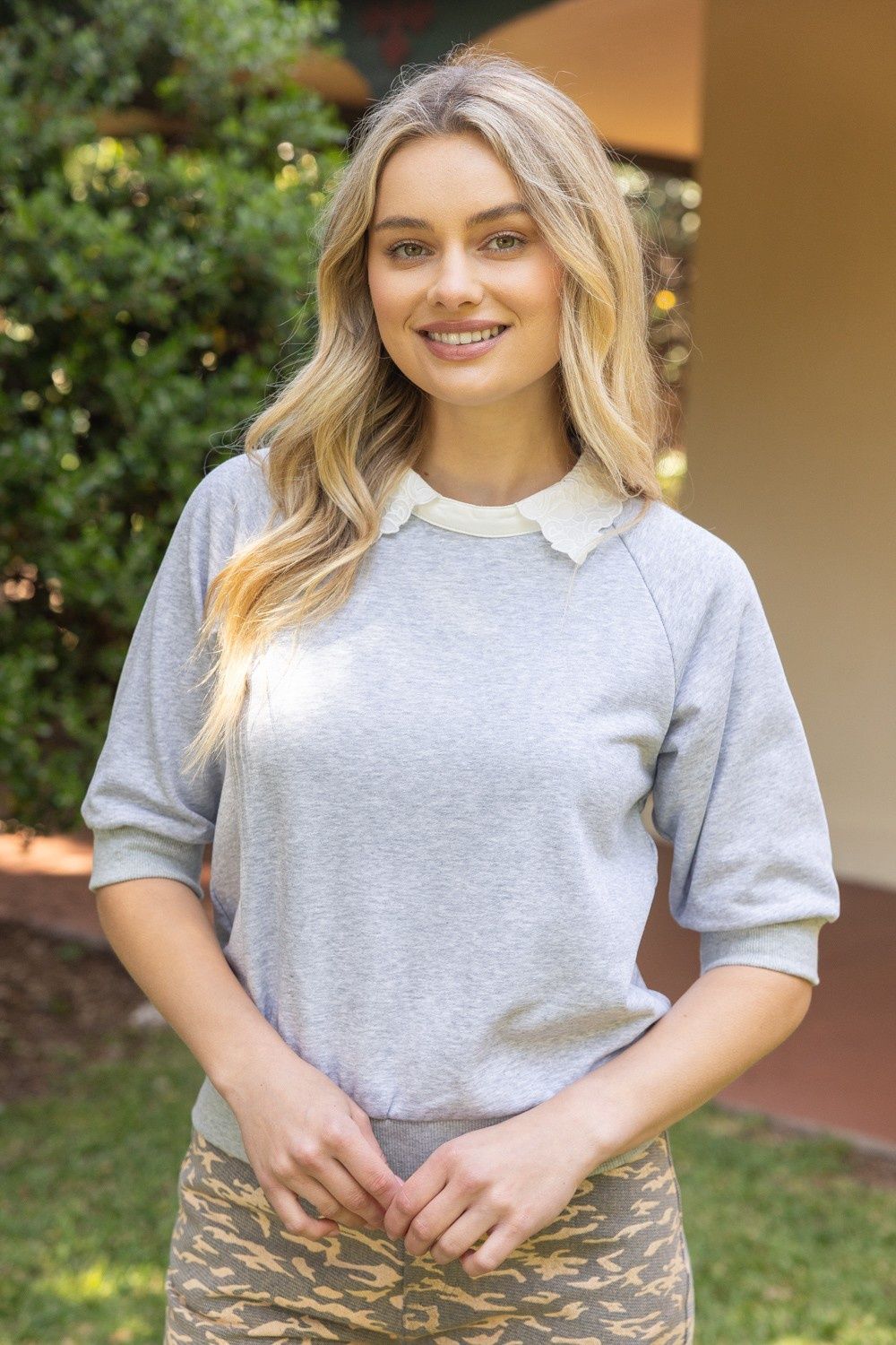Carly Sweatshirt, Color: Heather Grey, Size: Small