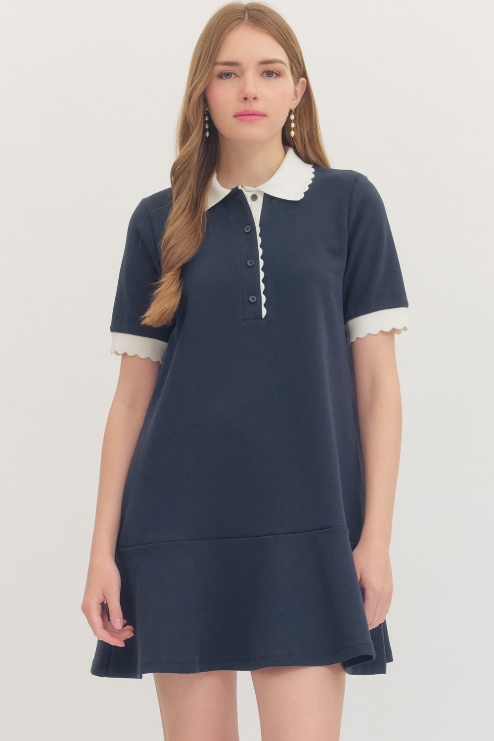 Amber Dress, Color: Navy, Size: Small