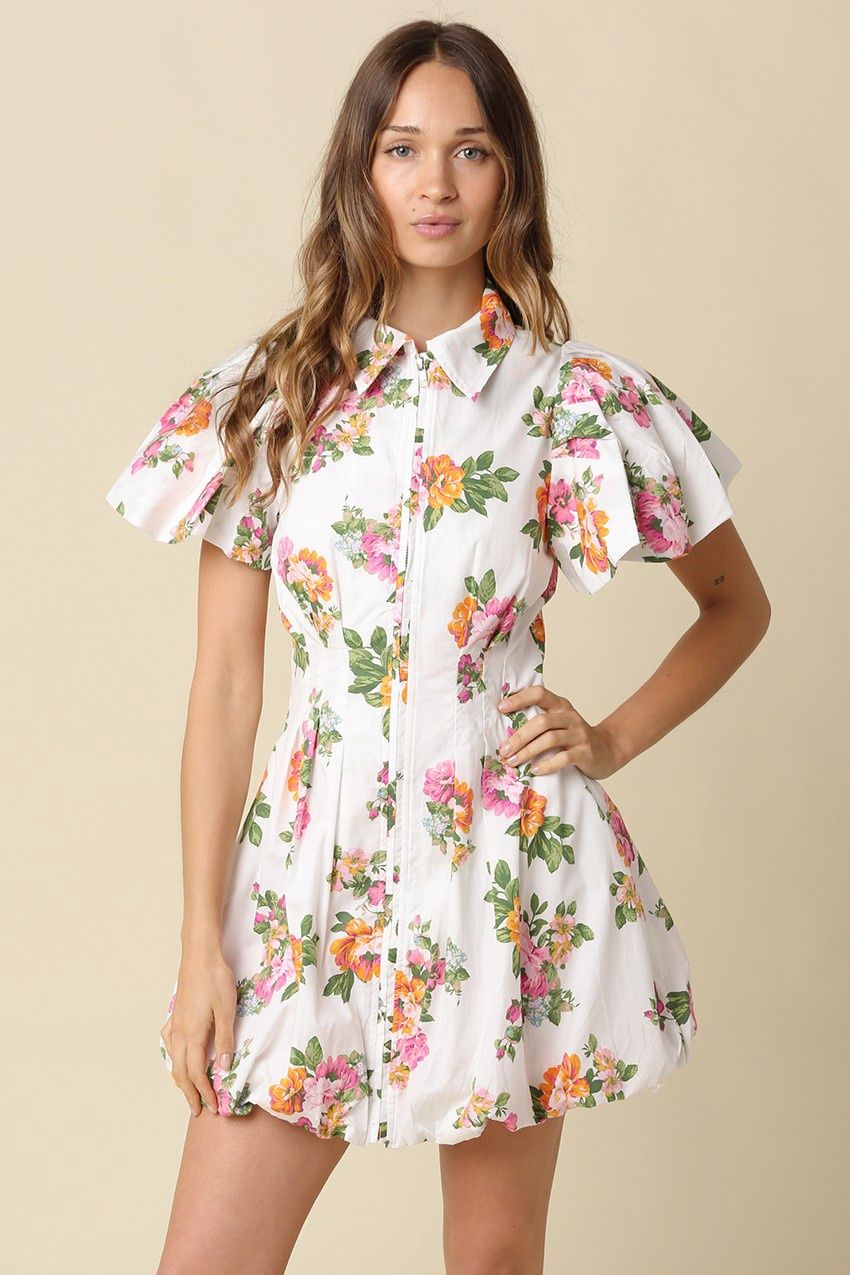Terry Floral Dress
