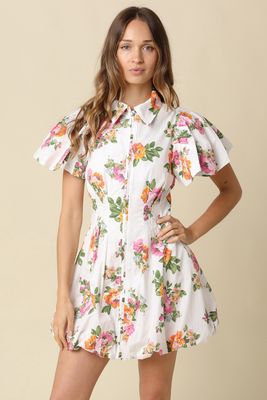Terry Floral Dress