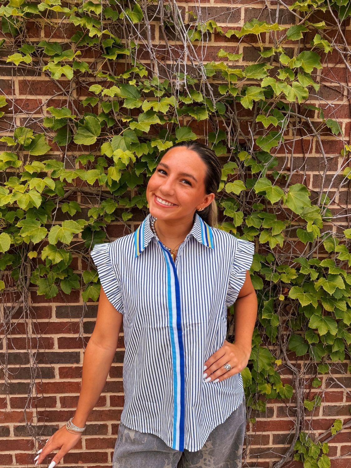 Amie Striped Top