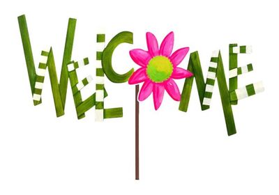 Green Trellis Welcome