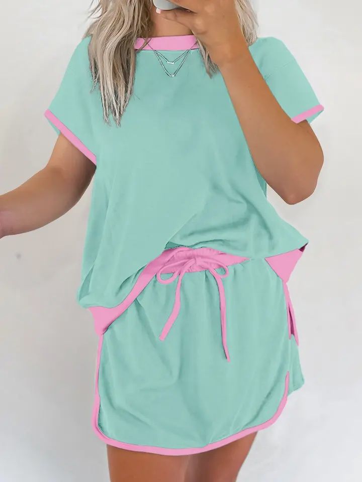 Sydnie Skort Set, Color: Moonlight Jade, Size: Small
