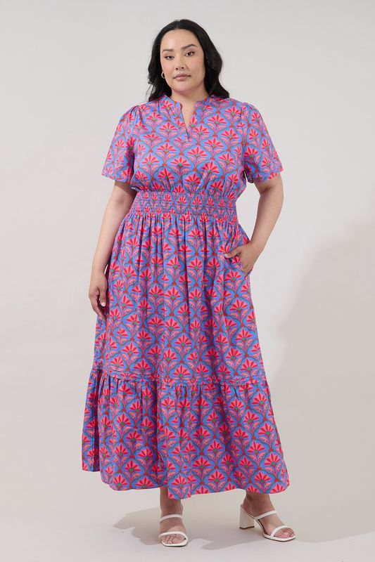 Belraj Poplin Maxi Dress Curve