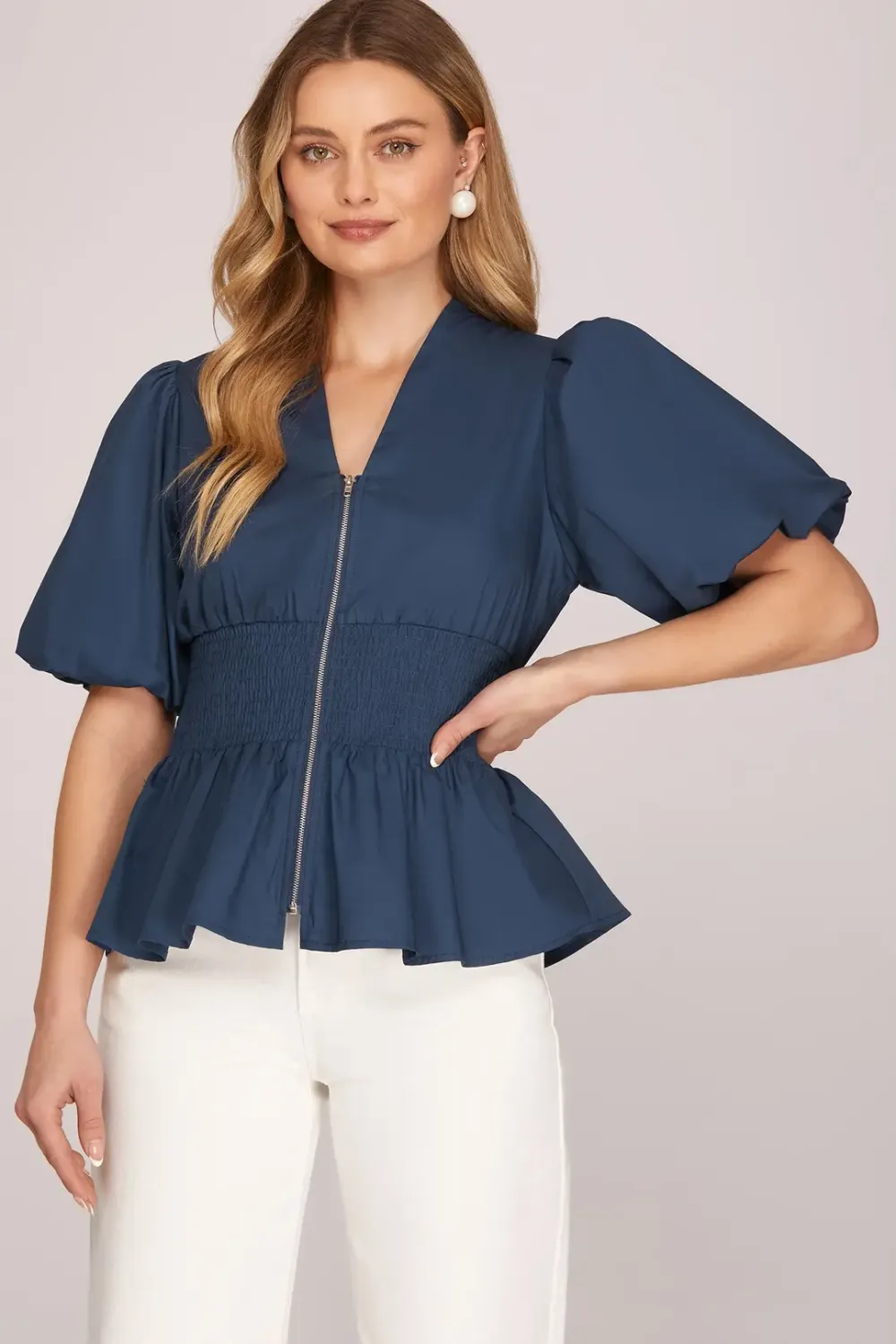 Taralee Top, Color: Navy, Size: Small