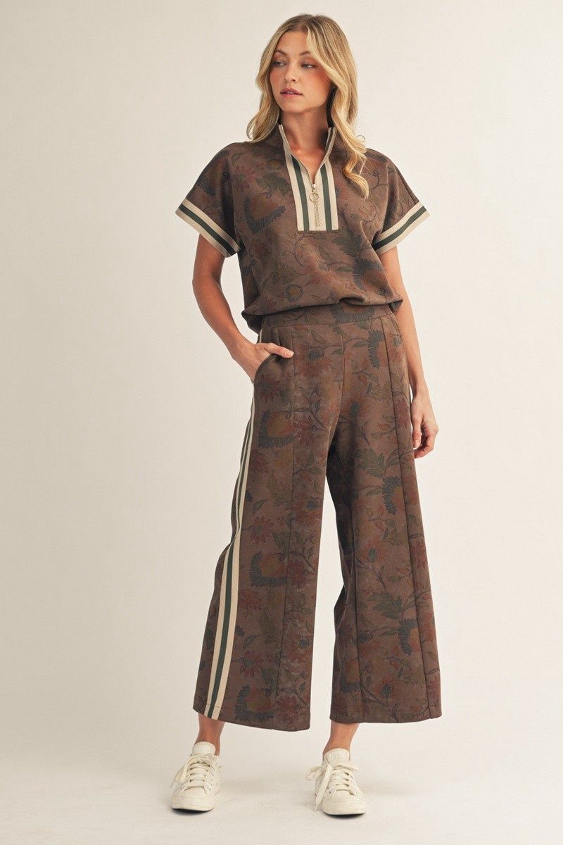 Avery Set, Color: Brown, Size: Small