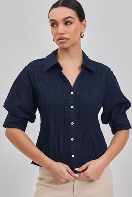 Darla Pleated Top