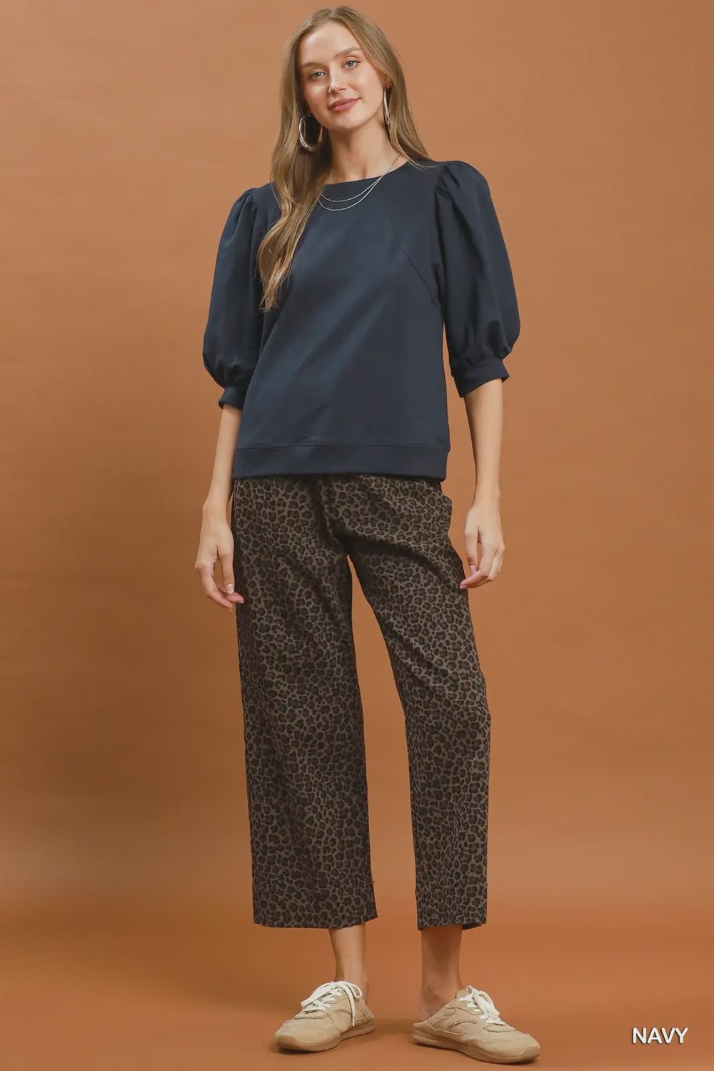 Sam Blouse, Color: Navy, Size: Small