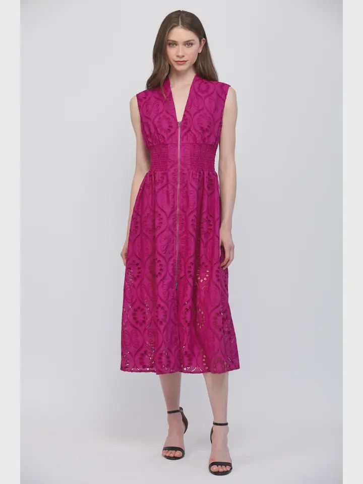 Misti Dress, Color: Magenta, Size: Small